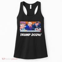 Trump 2024 Arraignment Inside Courthouse Women's Tank Top thumb 0