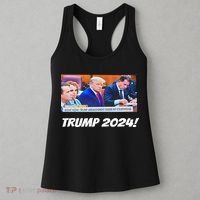 Trump 2024 Arraignment Inside Courthouse Women's Tank Top thumb 3