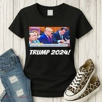 Trump 2024 Arraignment Inside Courthouse Women's T-Shirt thumb 3
