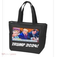 Trump 2024 Arraignment Inside Courthouse Tote Bag thumb 3