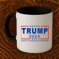 Trump 2024 America's Comeback Starts Right Now! Coffee Mug thumb 2