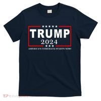 Trump 2024 America's Comeback Starts Right Now! T-Shirt thumb 0