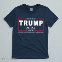 Trump 2024 America's Comeback Starts Right Now! T-Shirt thumb 5