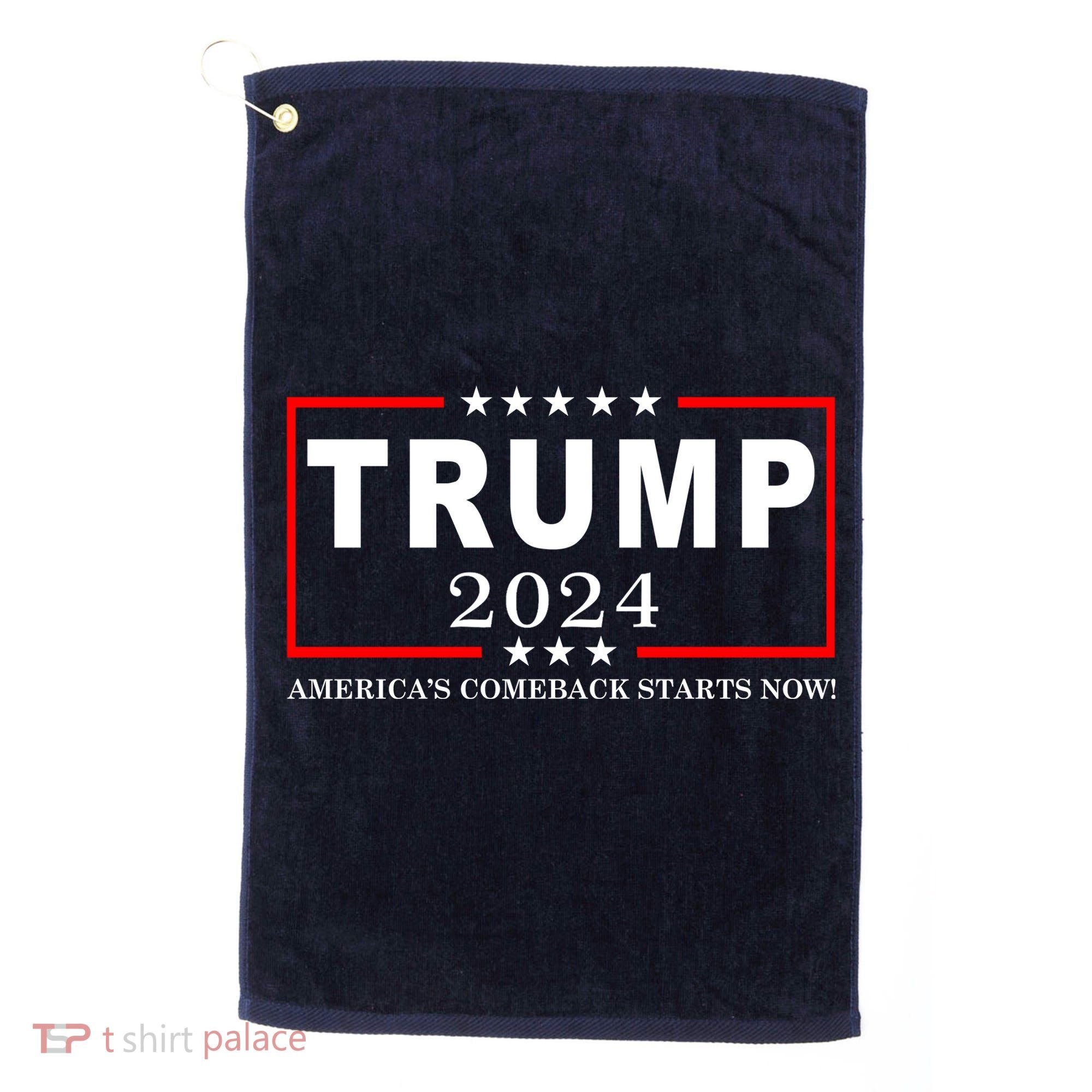 Trump 2024 America's Comeback Starts Right Now! Golf Towel