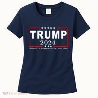 Trump 2024 America's Comeback Starts Right Now! Women's T-Shirt thumb 0