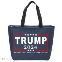 Trump 2024 America's Comeback Starts Right Now! Tote Bag thumb 0