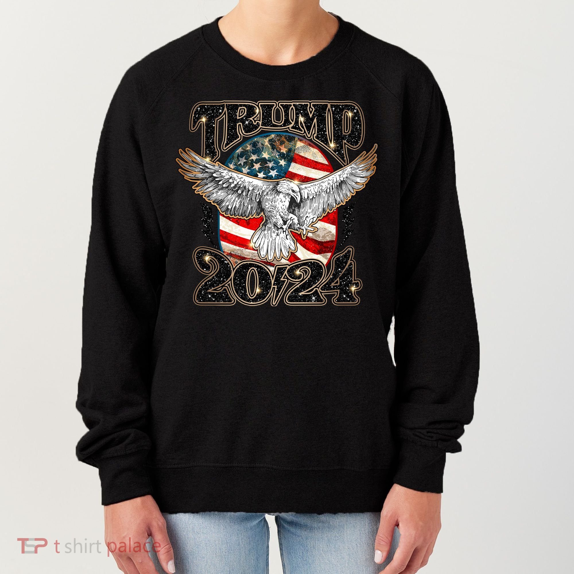 Donald Trump 2024 American Eagle Women's Sweatshirt