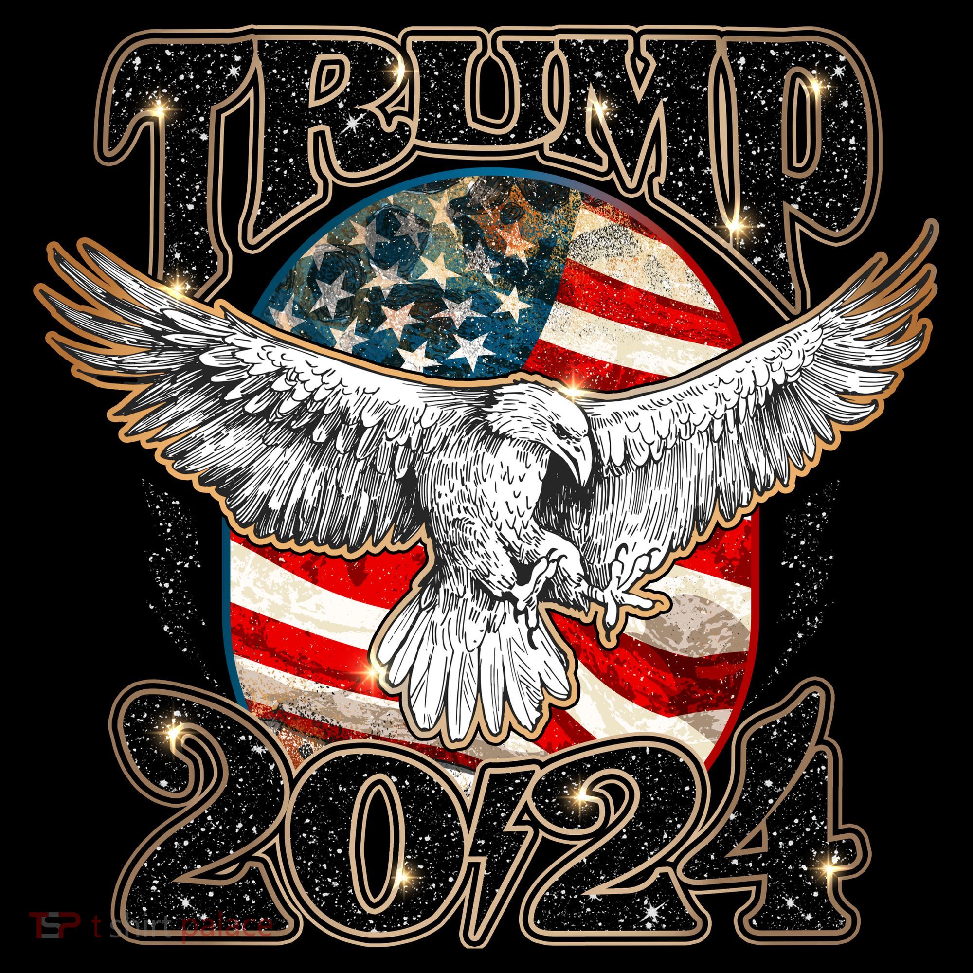 Donald Trump 2024 American Eagle Coaster