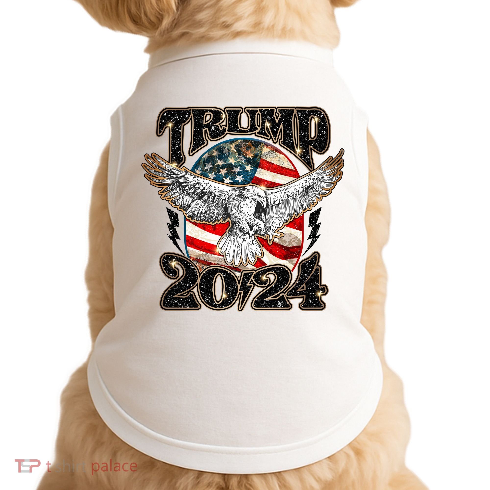 Donald Trump 2024 American Eagle Doggie Tank