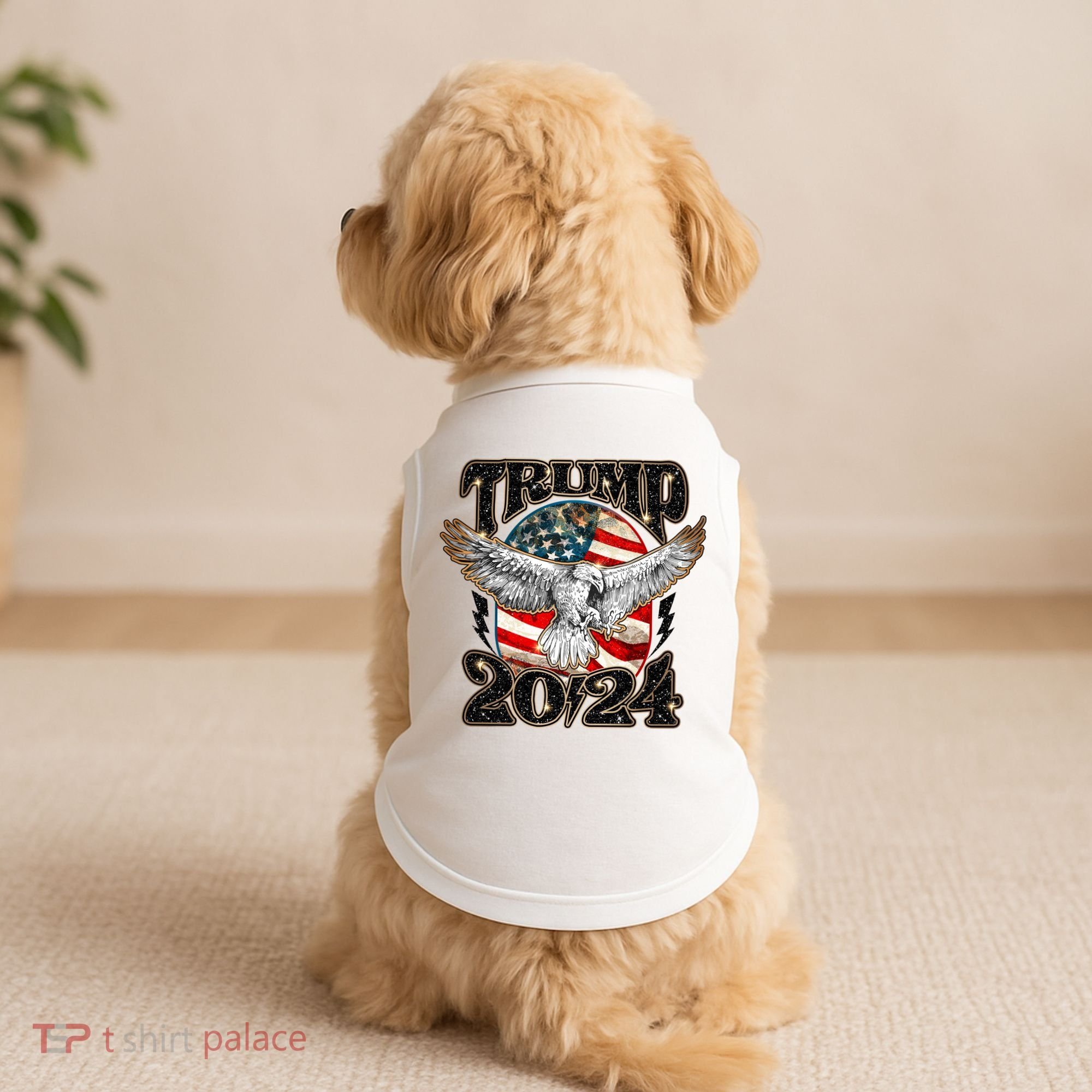 Donald Trump 2024 American Eagle Doggie Tank