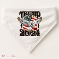 Donald Trump 2024 American Eagle USA-Made Doggie Bandana thumb 0