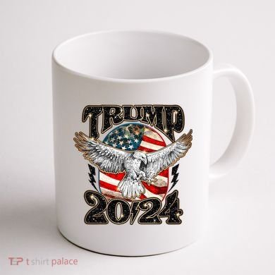 Donald Trump 2024 American Eagle Coffee Mug back