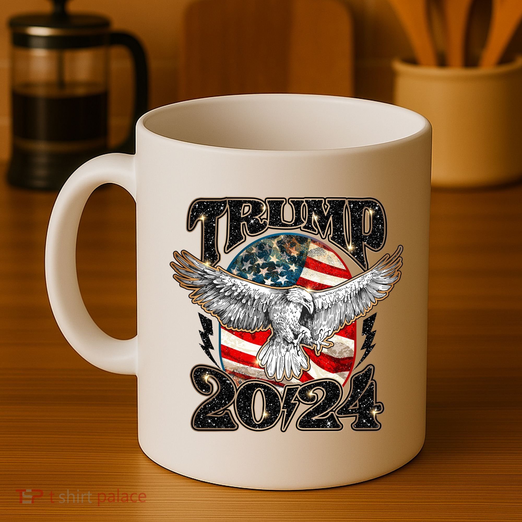Donald Trump 2024 American Eagle Coffee Mug
