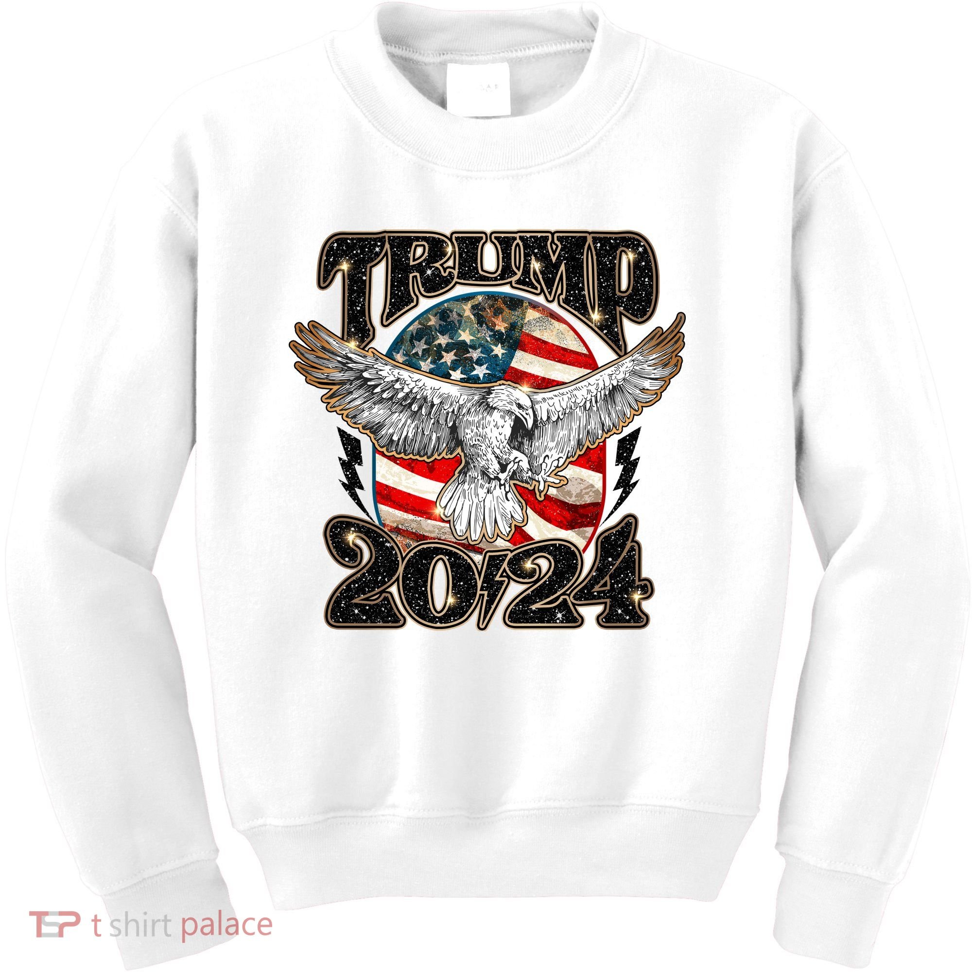 Donald Trump 2024 American Eagle Kids Sweatshirt