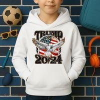 Donald Trump 2024 American Eagle Kids Hoodie thumb 2