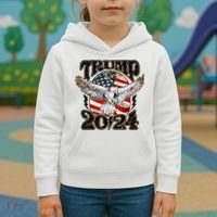 Donald Trump 2024 American Eagle Kids Hoodie thumb 3
