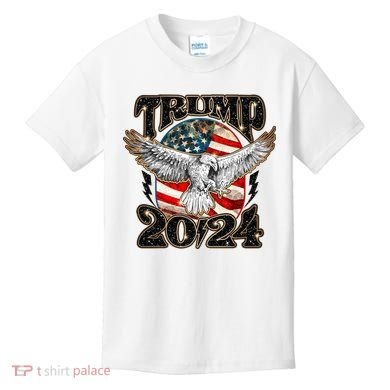 Donald Trump 2024 American Eagle Kids T-Shirt