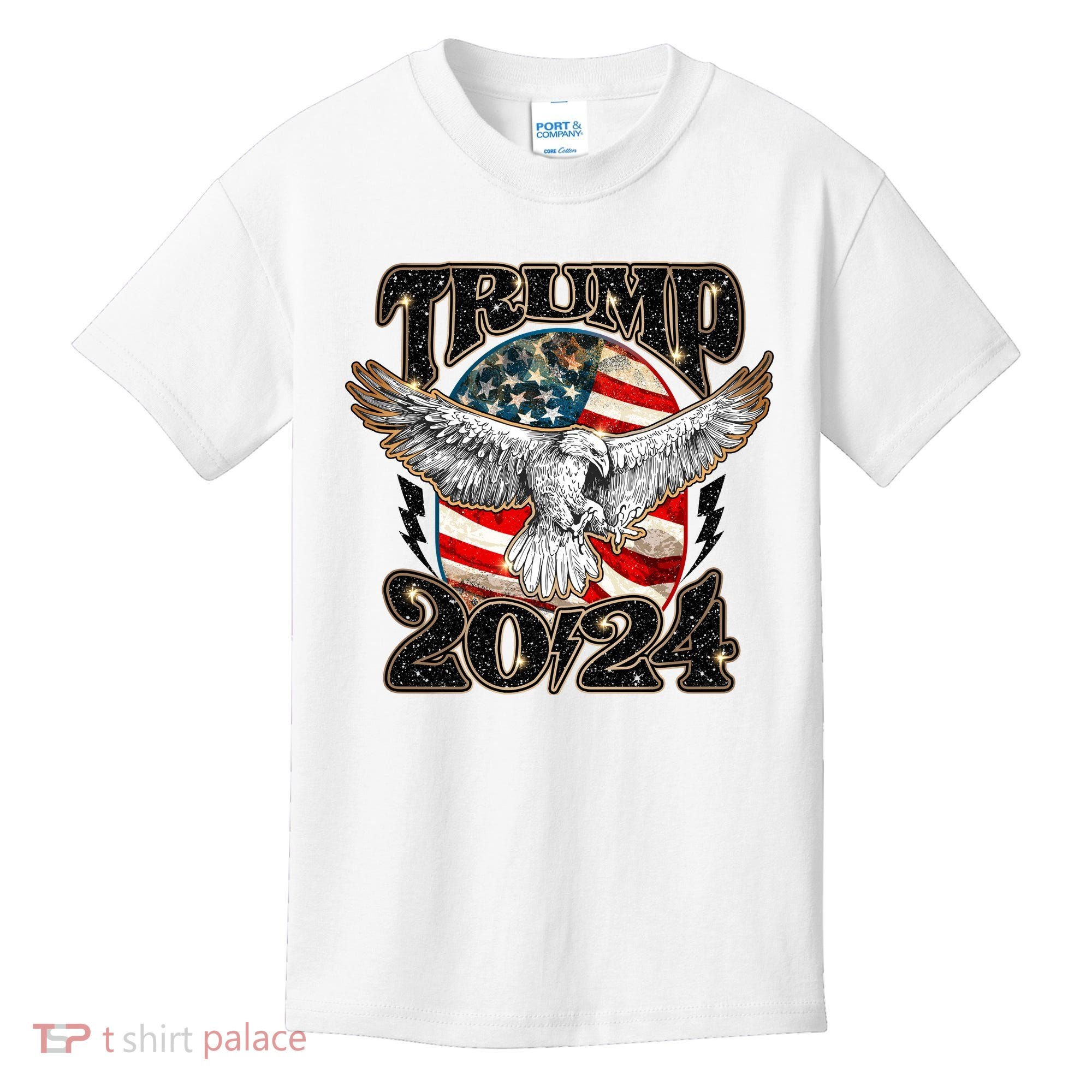 Donald Trump 2024 American Eagle Kids T-Shirt