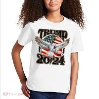Donald Trump 2024 American Eagle Kids T-Shirt thumb 2