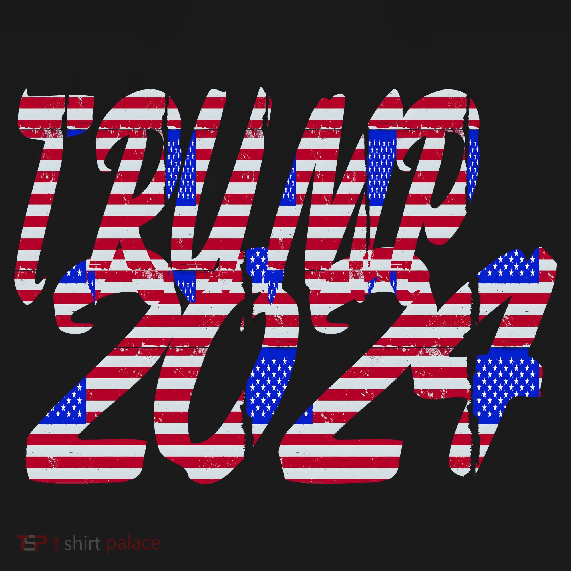 Trump 2024 American Grunge Style Coaster