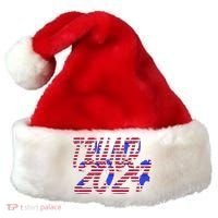 Trump 2024 American Grunge Style Santa Hat thumb 0