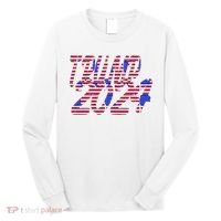 Trump 2024 American Grunge Style Long Sleeve Shirt thumb 0