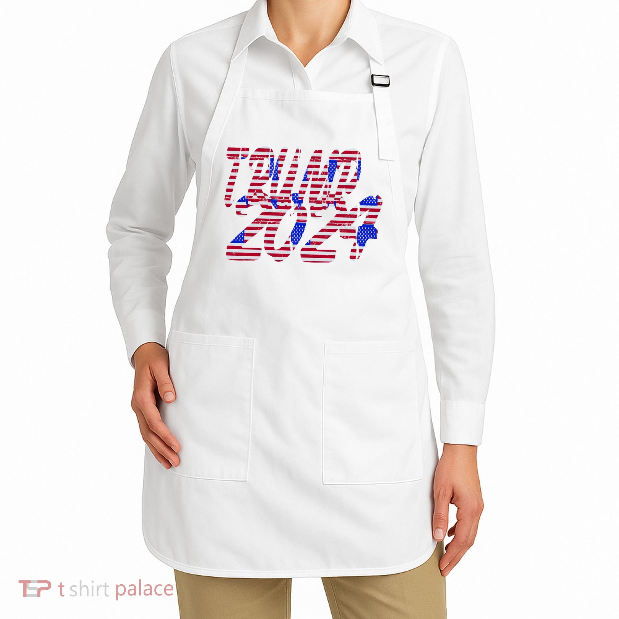 Trump 2024 American Grunge Style Apron