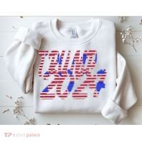 Trump 2024 American Grunge Style Sweatshirt thumb 2
