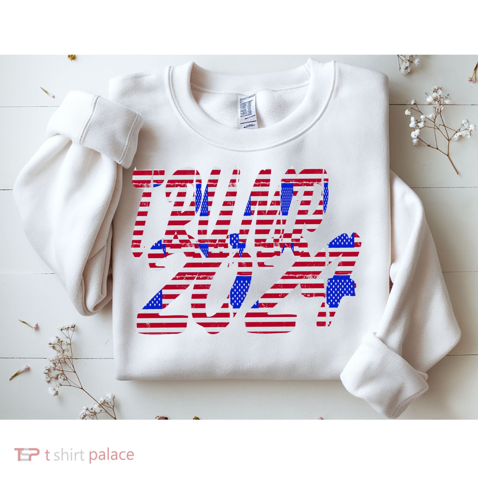 Trump 2024 American Grunge Style Sweatshirt
