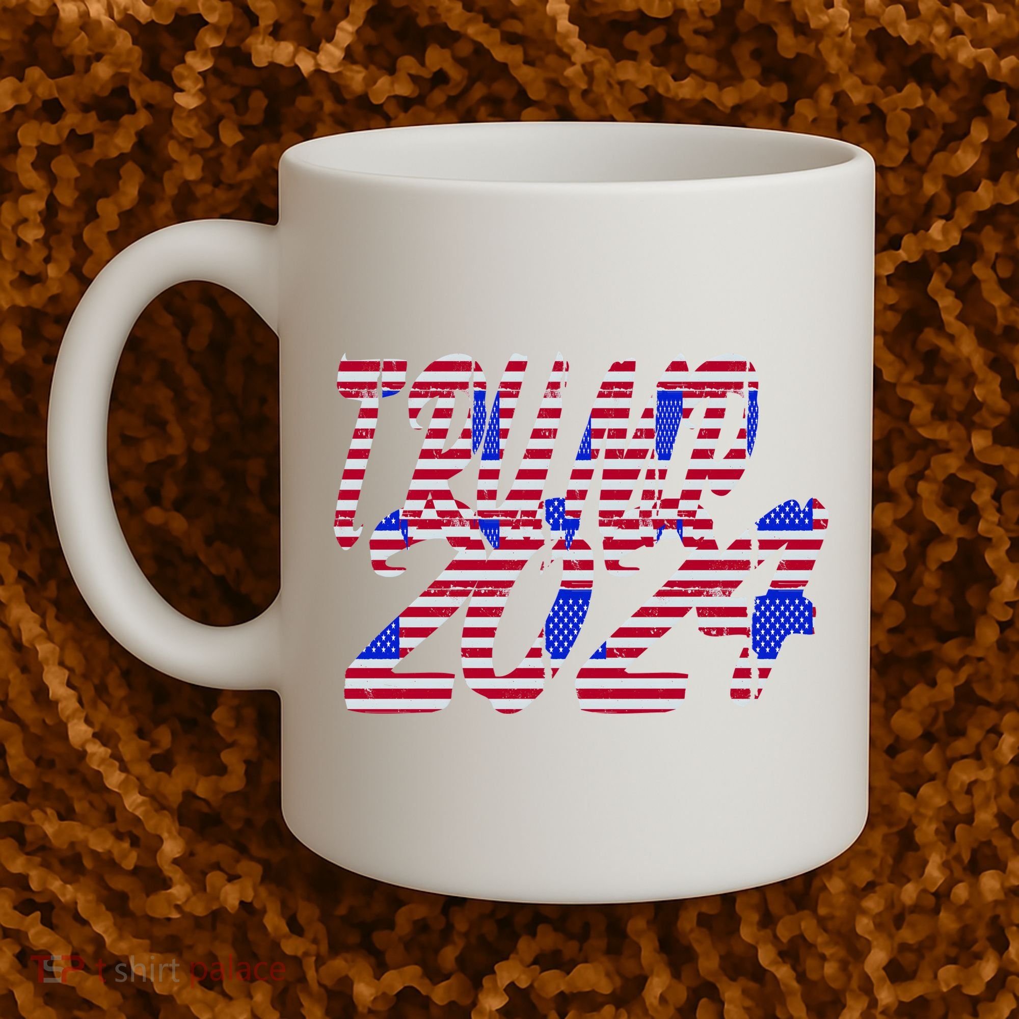 Trump 2024 American Grunge Style Coffee Mug