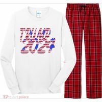 Trump 2024 American Grunge Style Long Sleeve Pajama Set thumb 0