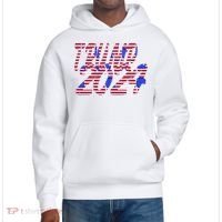 Trump 2024 American Grunge Style District V.I.T. Heavyweight Hoodie thumb 0