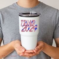 Trump 2024 American Grunge Style Tumbler thumb 2