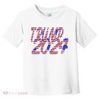 Trump 2024 American Grunge Style Toddler T-Shirt thumb 0