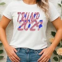 Trump 2024 American Grunge Style Women's T-Shirt thumb 2