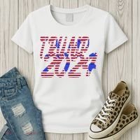 Trump 2024 American Grunge Style Women's T-Shirt thumb 3