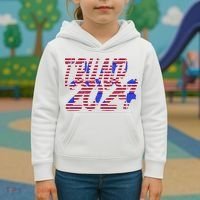 Trump 2024 American Grunge Style Kids Hoodie thumb 3