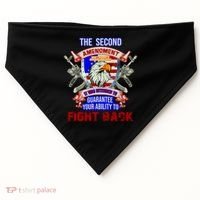 The 2nd Amendment Guarantees Your Ability To Fight Back USA-Made Doggie Bandana thumb 0