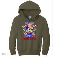 The 2nd Amendment Guarantees Your Ability To Fight Back Kids Hoodie thumb 0