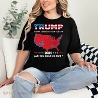 Trump 2024 Better Coverage Than Verizon Can You Hear Us Now Comfort Colors T-Shirt thumb 2
