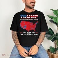 Trump 2024 Better Coverage Than Verizon Can You Hear Us Now Comfort Colors T-Shirt thumb 3