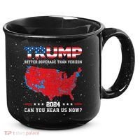 Trump 2024 Better Coverage Than Verizon Can You Hear Us Now 15oz Campfire Ceramic Mug thumb 0
