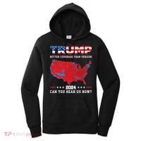 Trump 2024 Better Coverage Than Verizon Can You Hear Us Now Women's Hoodie thumb 0