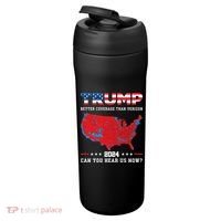 Trump 2024 Better Coverage Than Verizon Can You Hear Us Now 24oz Duet Stainless Steel Tumbler thumb 3