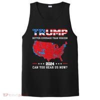 Trump 2024 Better Coverage Than Verizon Can You Hear Us Now PosiCharge Competitor Tank thumb 0