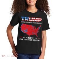 Trump 2024 Better Coverage Than Verizon Can You Hear Us Now Kids T-Shirt thumb 2