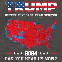 Trump 2024 Better Coverage Than Verizon Can You Hear Us Now Vector Backpack thumb 2