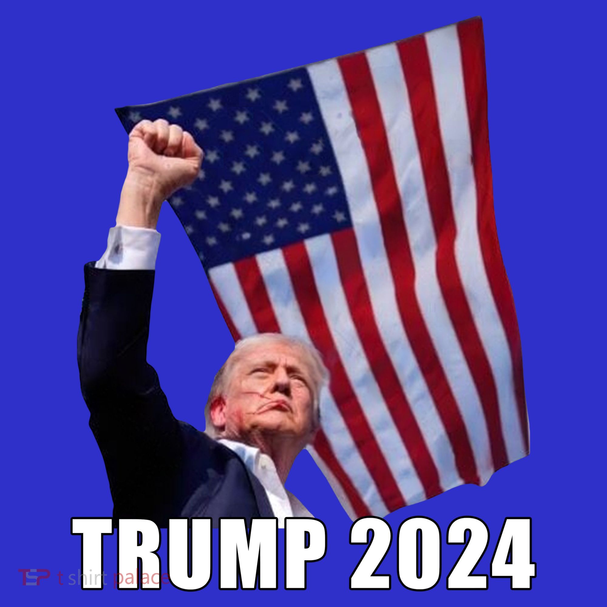 Trump 2024 Bullet Flag Fist Election T-Shirt