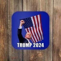 Trump 2024 Bullet Flag Fist Election Coaster thumb 0