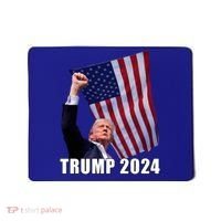 Trump 2024 Bullet Flag Fist Election Mousepad thumb 0